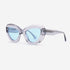 Butterfly-shaped with 3D effect Acetate Female Sunglasses  22A8074